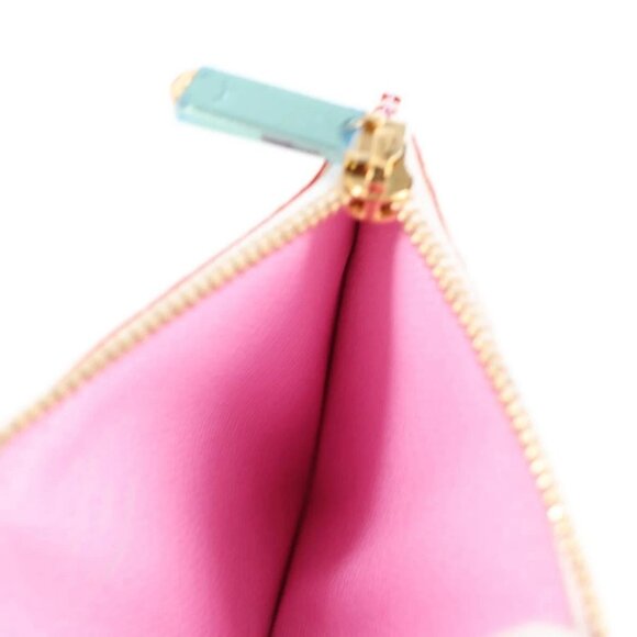 LOUIS VUITTON Monogram Multicolor Pochette Cles NM White M93734 LV Auth 125425V - Picture 12 of 16